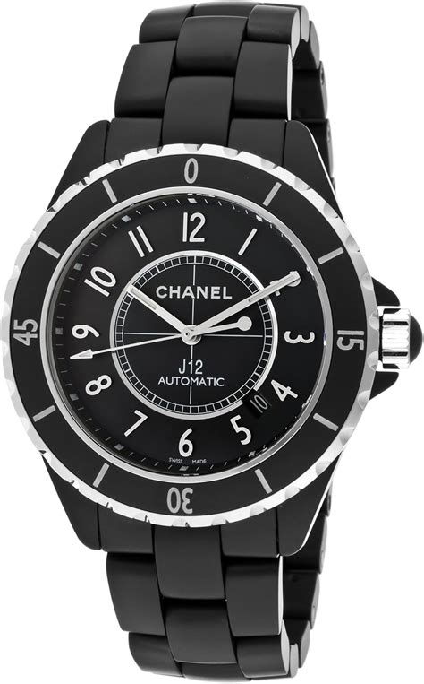 chanel j12 mens watch black|Chanel new j12 watch price.